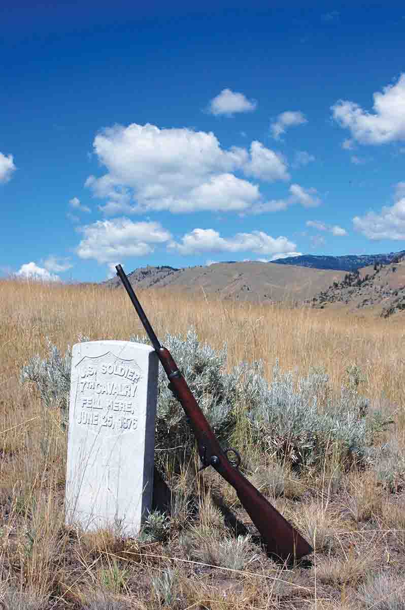 Model 1873 “trapdoor” .45 Government carbines like Mike’s were the primary arm of the U.S. 7th Cavalry Regiment at the Battle of the Little Bighorn.